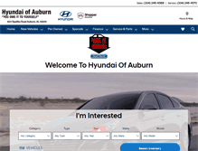 Tablet Screenshot of hyundaiofauburn.com